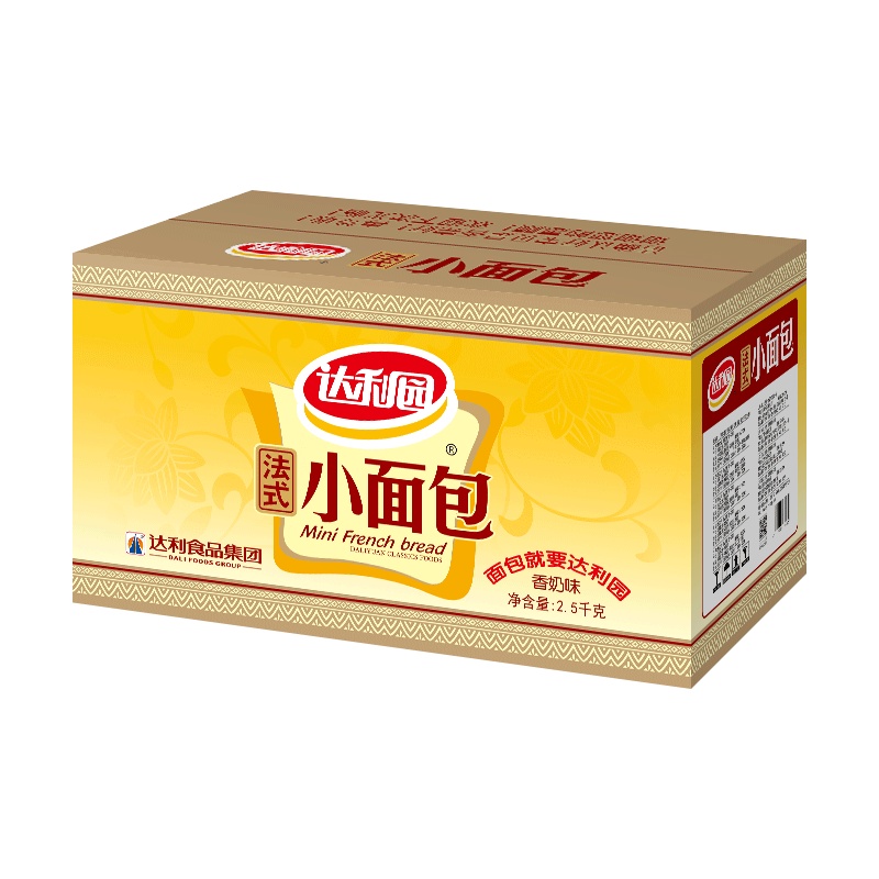 达利园法式小面包香奶味2.5kg