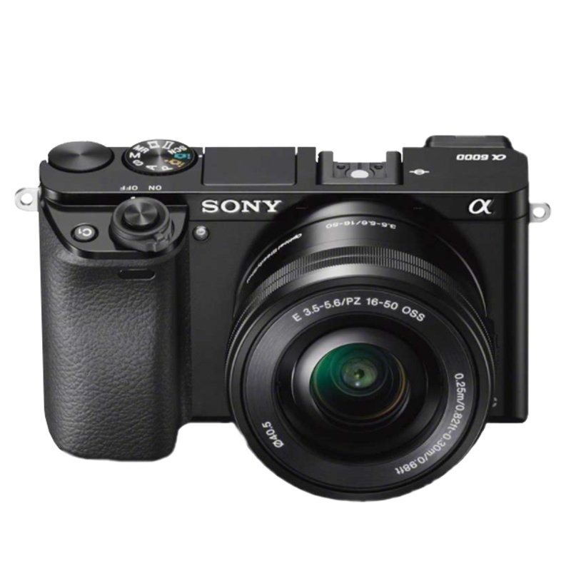 Sony 索尼 Alpha 6000 高清数码微单 A6000L 入门微单相机 黑色(约2430万有效像素 16-50镜头)