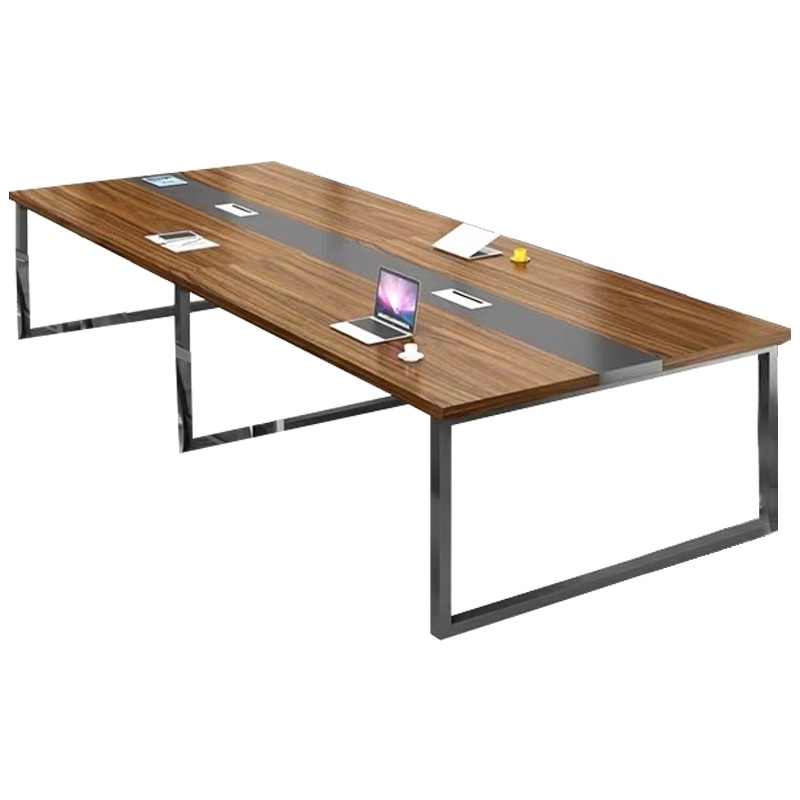 创世人 会议桌长桌简约办公家具长条桌长方形培训桌洽谈桌椅组合办公桌颜色备注