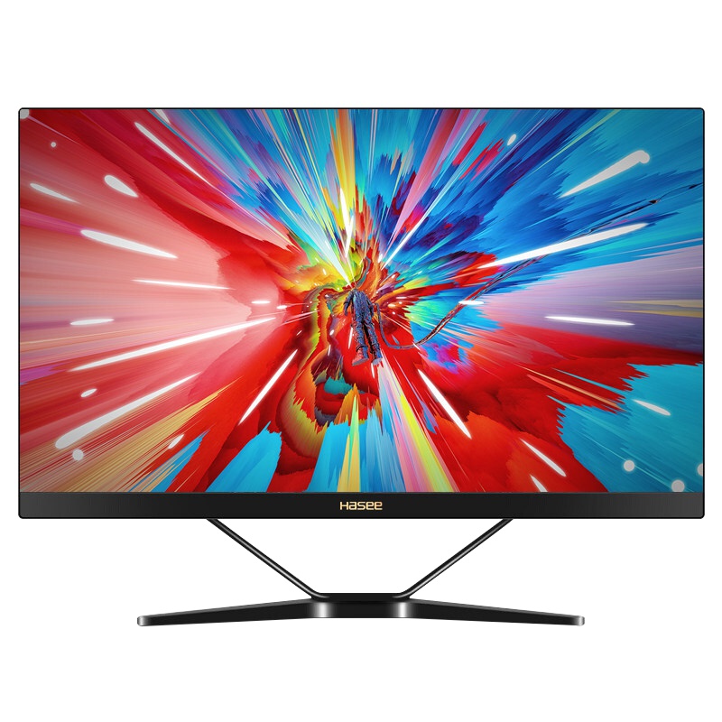 神舟(HASEE)新锐A20-3140S1N 21.5英寸一体机全面屏台式电脑(Intel 赛扬四核J3160 4GB 120GB WIFI win7)