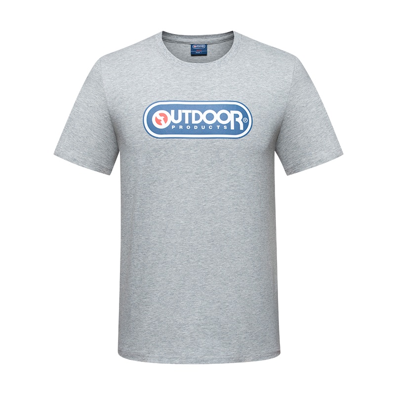 （OUTDOORPRODUCTS）运动户外男女情侣短袖T恤圆领印花弹力透气上衣ODAJG81019