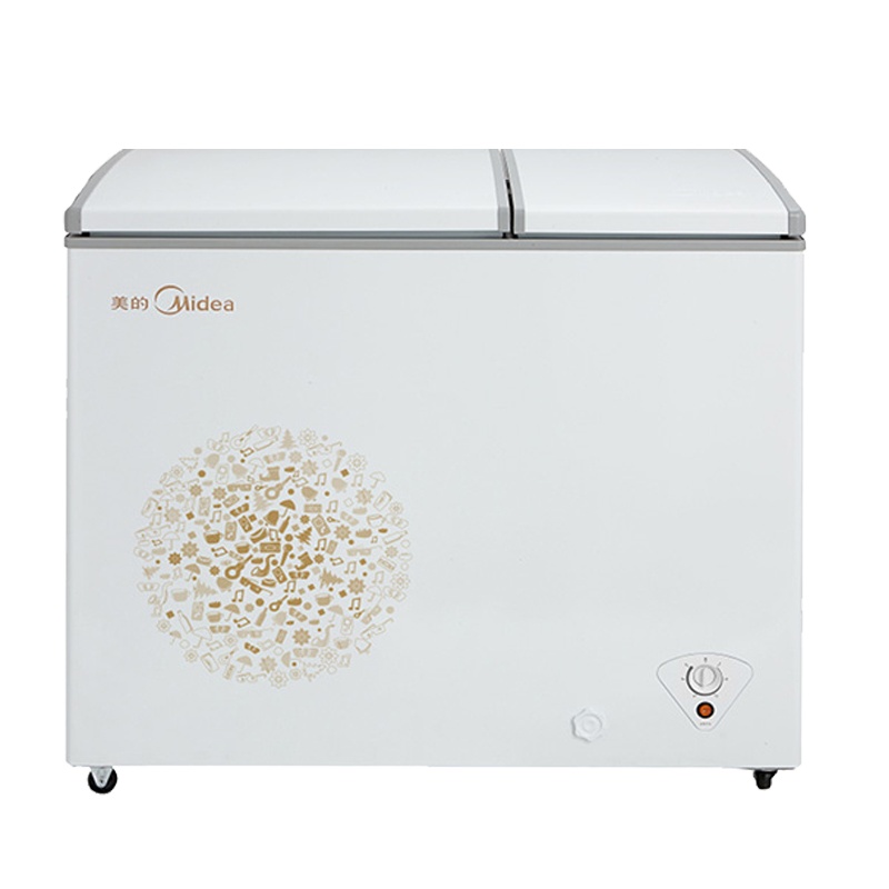 【二手99新】美的Midea）BCD-200DKM(E)卧式冷柜 200升商用家用冷冻冷藏保鲜小型冰柜省电 一级能效