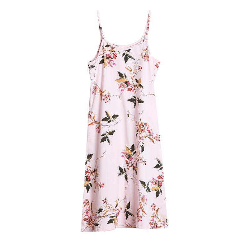 红豆居家Hodohome睡裙女夏棉质吊带睡衣女夏季韩版宽松少女大码家居服