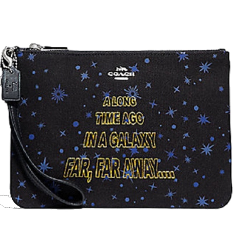 [限量]蔻驰(COACH)星球大战联名款男女通用 拉链款女士手拿包手包化妆包洗漱包钱包手包 女包