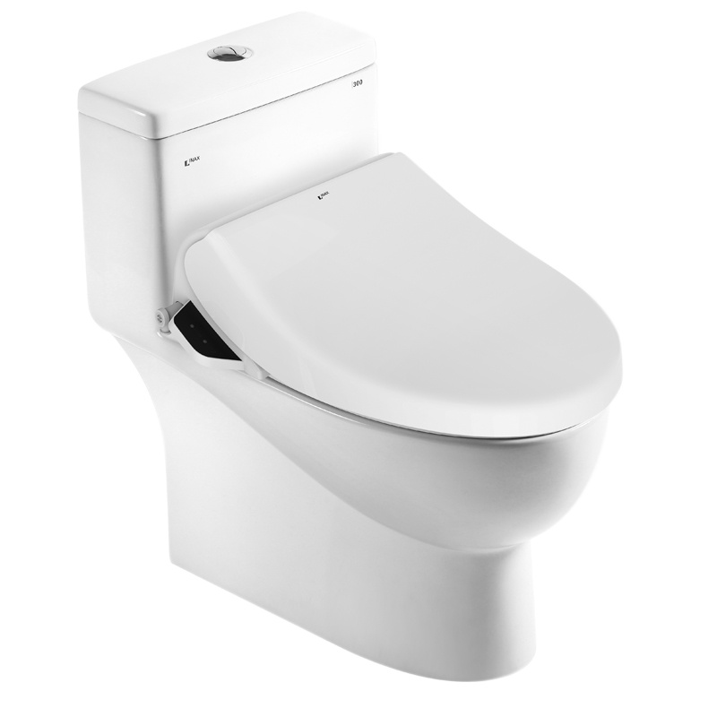 日本-伊奈(INAX)全功能款遥控智能马桶连体式大冲力节水静音虹吸式坐便智能组合CC1806+7AR1