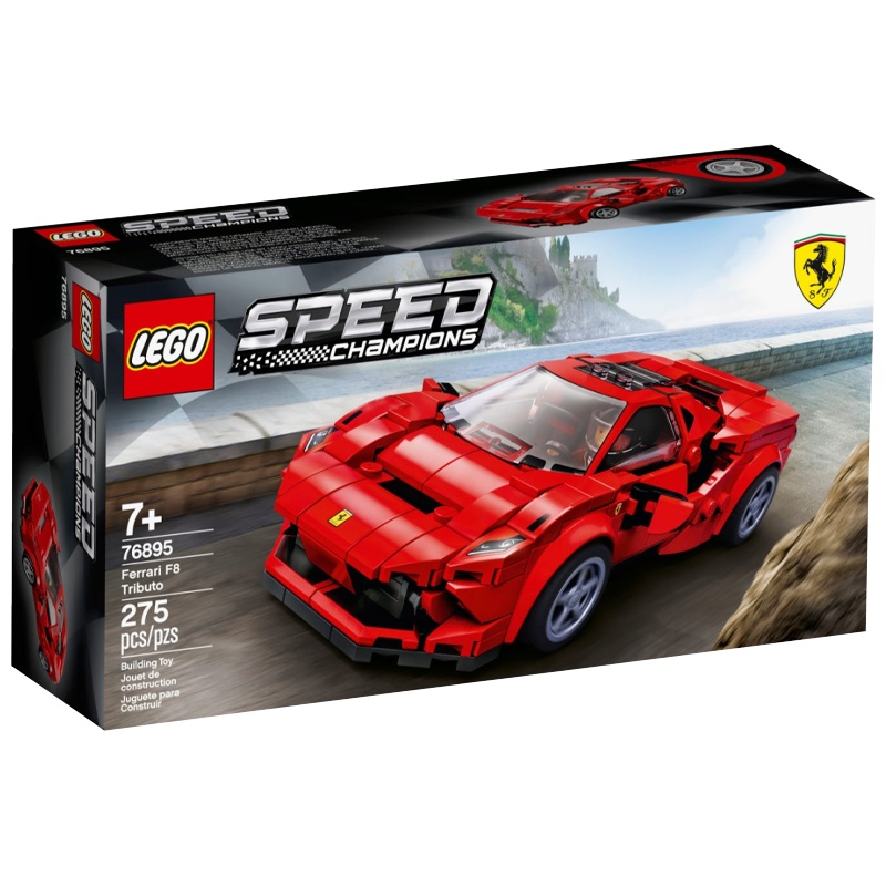 LEGO乐高FerrariF8Tributo赛车76895玩具