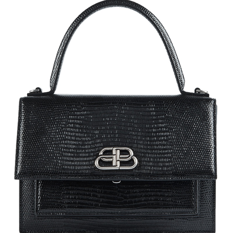 【预定】BALENCIAGA/巴黎世家SHARP超小号单肩包 蜥蜴纹压花