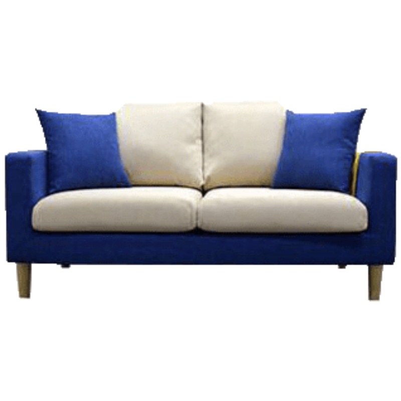 北欧小户型沙发布艺现代简约三人双人沙发出租房公寓卧室沙发整装安心抵