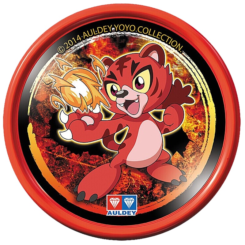 正版奥迪双钻悠悠球火力少年王5正品赤焰战虎S676305溜溜球男孩玩具