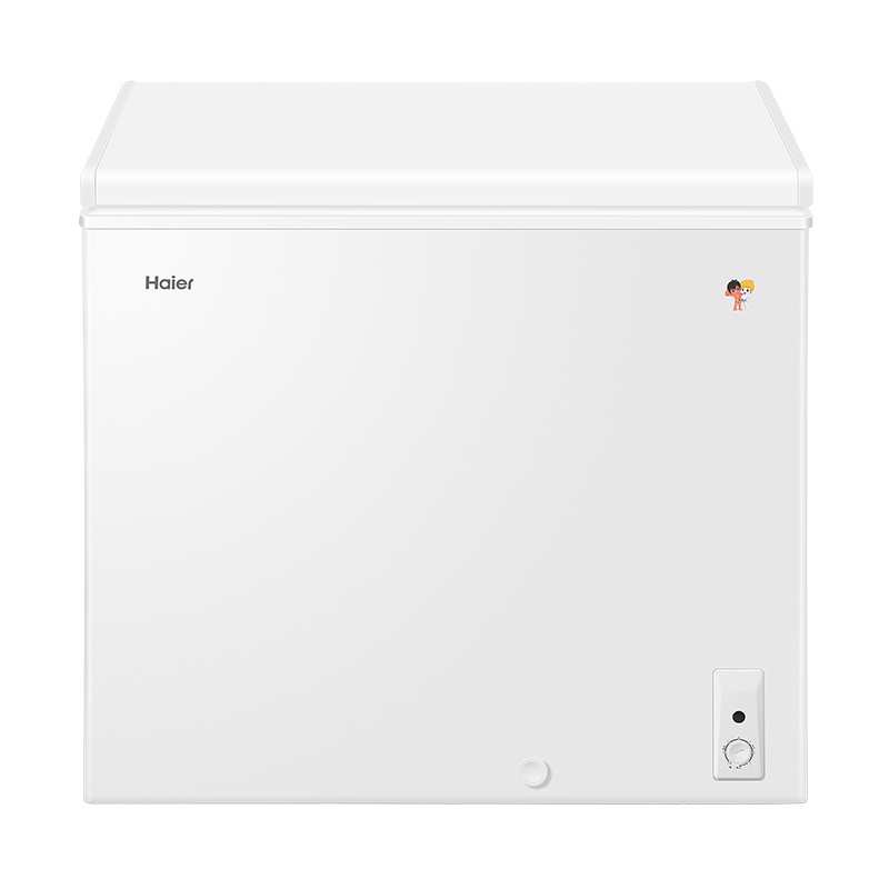 海尔(Haier)203升家用卧式冰柜冷柜小冰箱 减霜80% 断电保护 一级能效 3D逆循环速冷BC/BD-203HTD