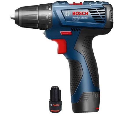 [苏宁自营]博世(BOSCH)充电式电钻GSR120-LI 双电版锂电钻/电动螺丝刀/起子机