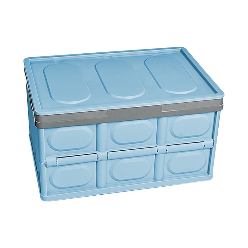 爱车屋 ICAROOM 30L多功能汽车收纳箱环保塑料储物箱家用可折叠整理箱衣物玩具收纳盒汽车储物箱 I-3081