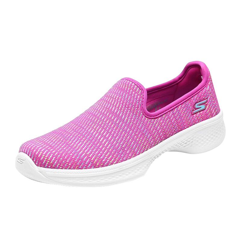 Skechers斯凯奇女童装网布透气一脚蹬大童宝宝运动鞋懒人81165L