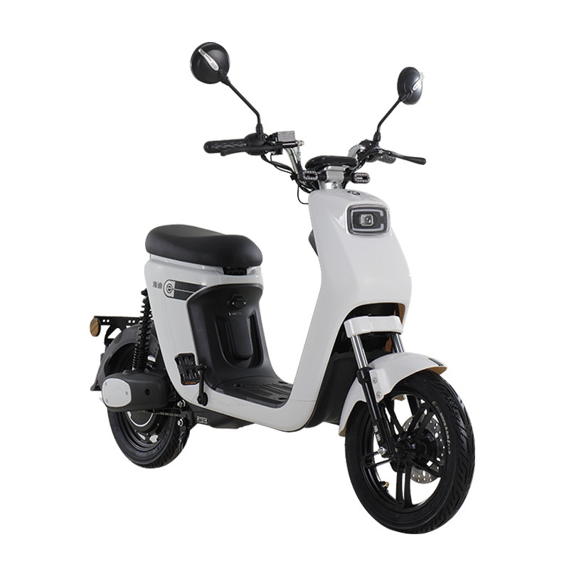 雅迪(yadea)新款欧睿豪华电动车轻便代步踏板车电瓶车男女代步车轻便锂电池电动车 前碟后鼓48V16AH[白色]