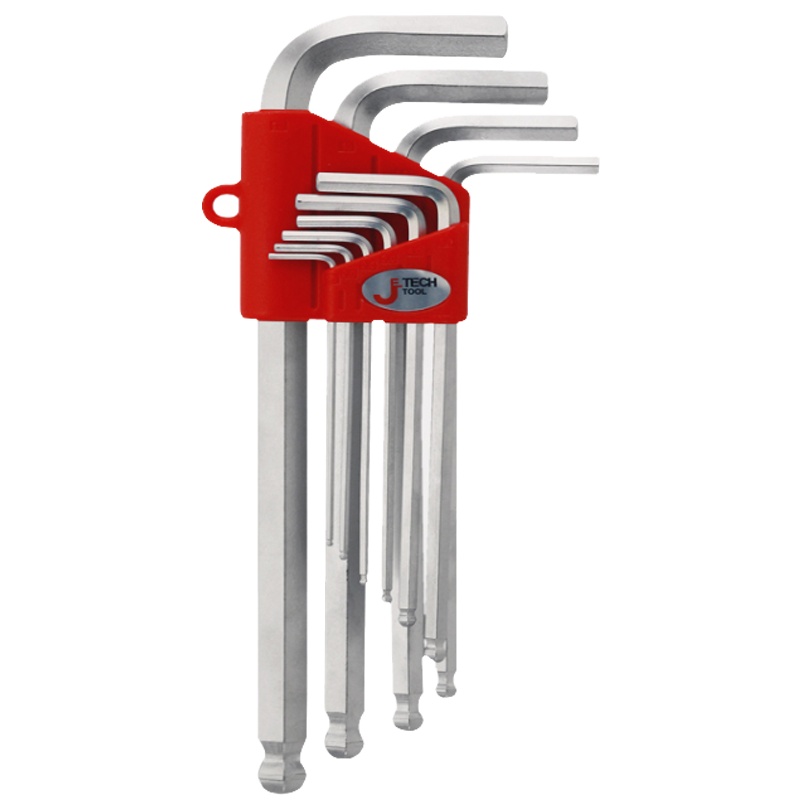 捷科(JETECH)yjj-BM-C10 球头镀铬加长10支套装 单位:件