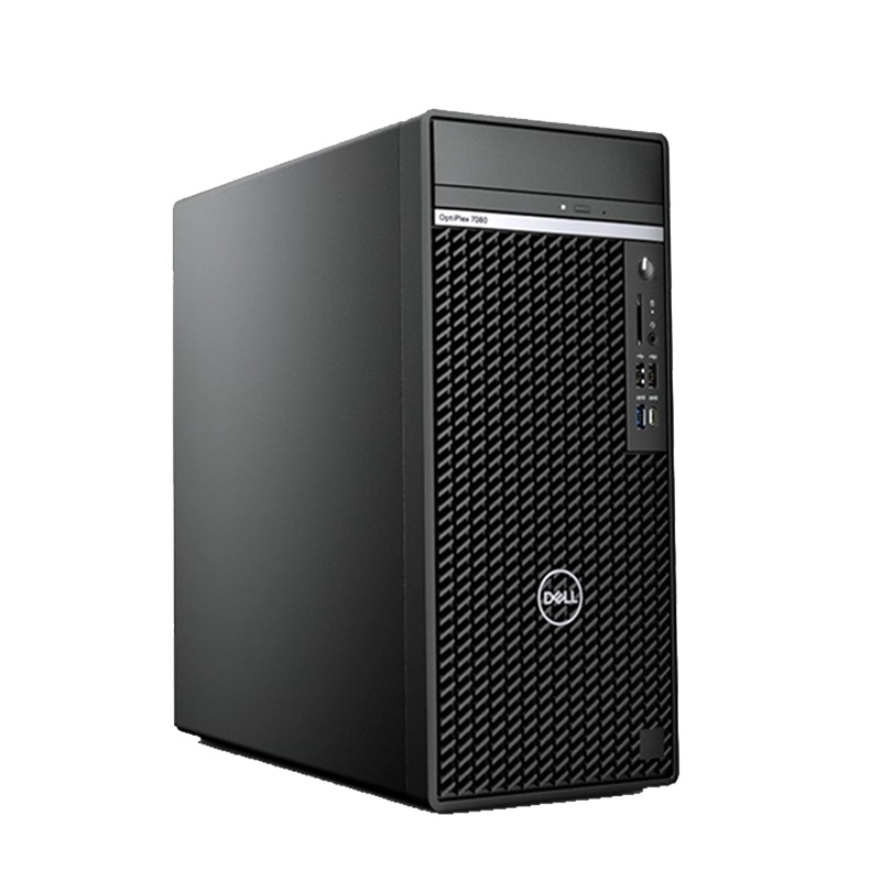 戴尔(DELL)Optiplex7080MT 商用台式机电脑单主机 定制(i7-10700 16GB 1TB+256GB 2GB独显 DVDRW)商用办公 家用娱乐 性价比机