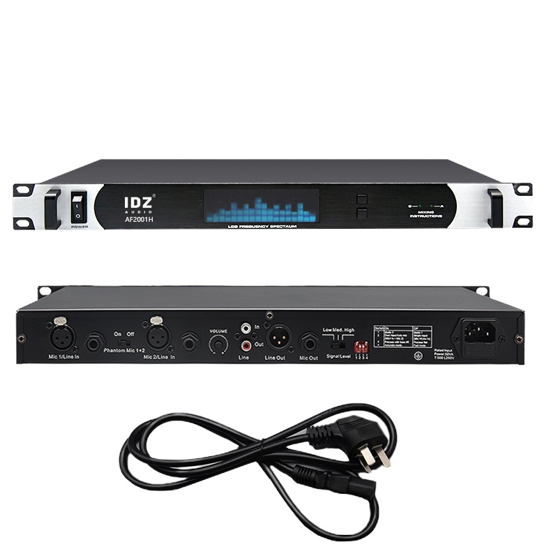 IDZ 防啸叫抑制器智能一键自动会议KTV舞台家庭专业反馈抑制器防啸叫