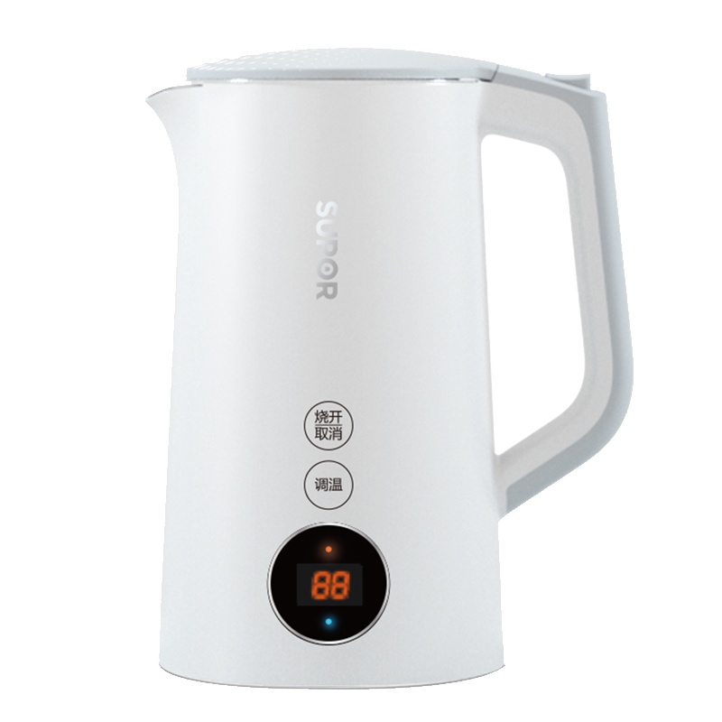 苏泊尔(SUPOR)电热水壶1.5L家用自动断电智能恒温热水壶保温泡茶不锈钢烧水壶SW-15J69A