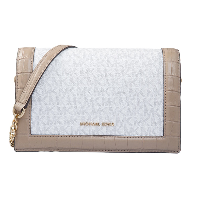 Michael Kors 迈克·科尔斯 Jet Set皮革斜挎包 32T0GJ6C7B-TRUFFLE