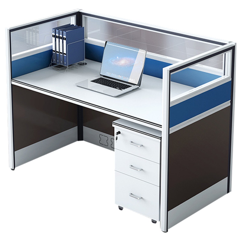 质凡职员办公桌24人位隔断简约现代屏风电脑办公桌椅组合办公家具