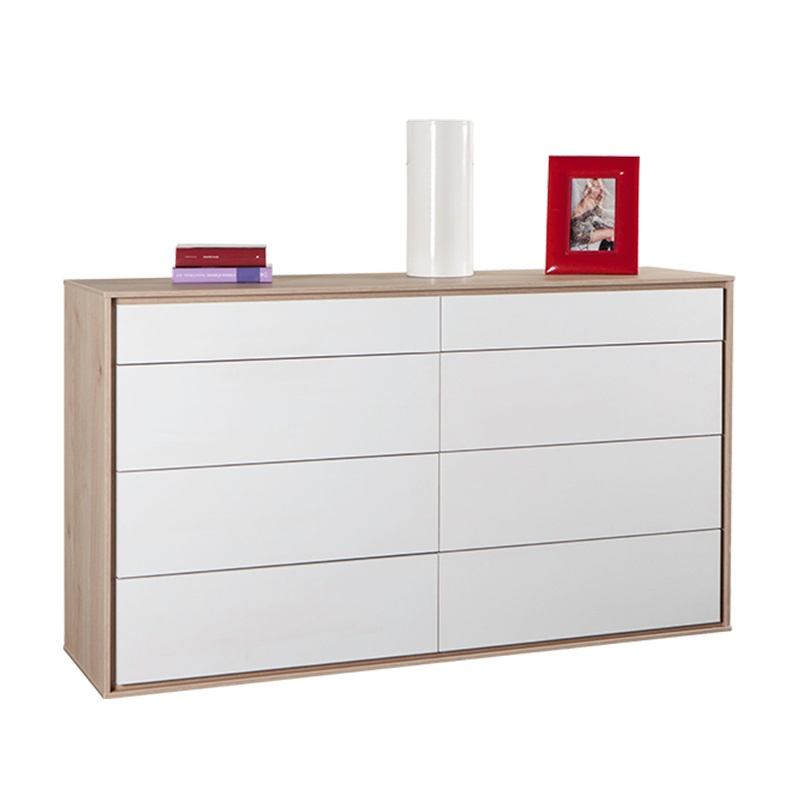 康铂萨 意大利进口家具 卡拉月神双斗柜 南欧 斗柜 备餐柜碗柜茶水柜储物柜 收纳柜橱柜客厅餐边