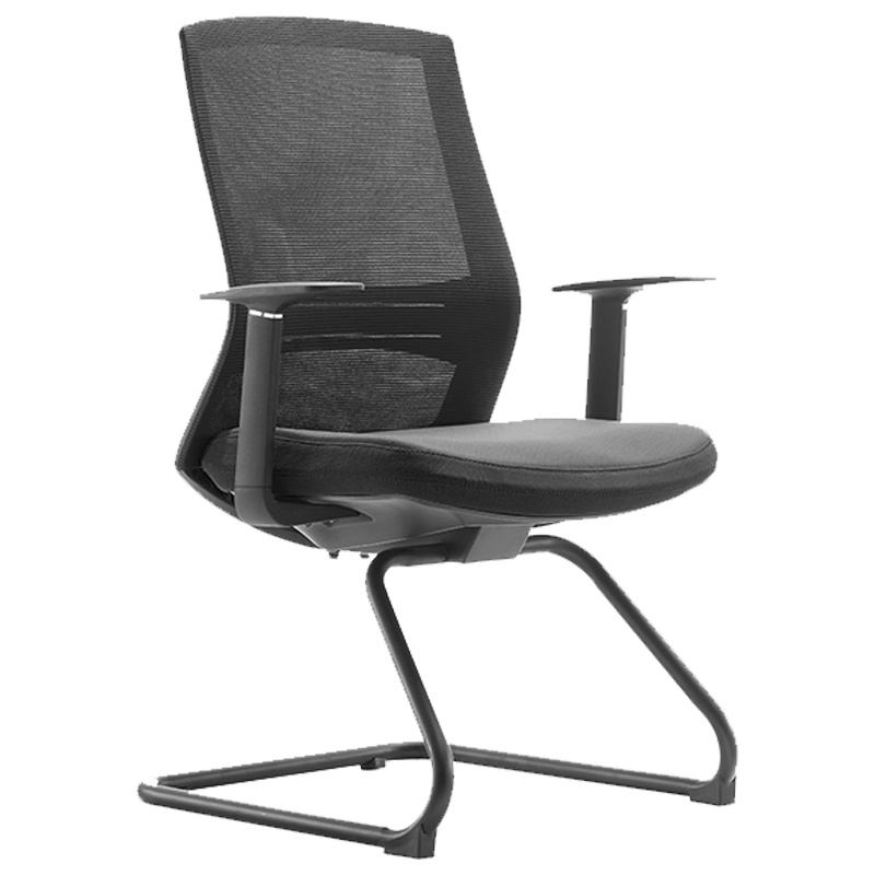 钜晟 办公椅网布人体工学员工椅弓形会议椅ZCH-196C
