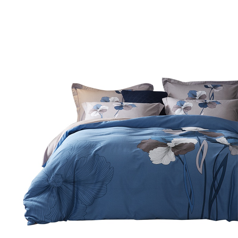 凯诗风尚(CHARSON)家纺 磨毛纯棉四件套加厚1.8m床被套全棉床单四件套冬季双人200*230cm