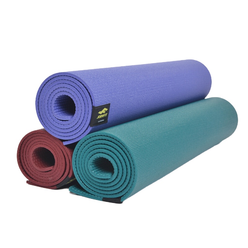 捷英飞 JAT010D-2淡紫色瑜伽垫PVC6mm初学加厚加宽健身训练瑜伽垫 仰卧起坐垫(七包服务)