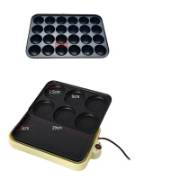 煎蛋古达全自动早餐机家用煎蛋机插电鸡蛋汉堡机商用荷包蛋小型锅 6孔圆盘+平底盘【送大礼包】