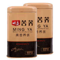 明芽苦荞茶四川大凉山特产铁罐全株苦荞麦花草茶花茶320g