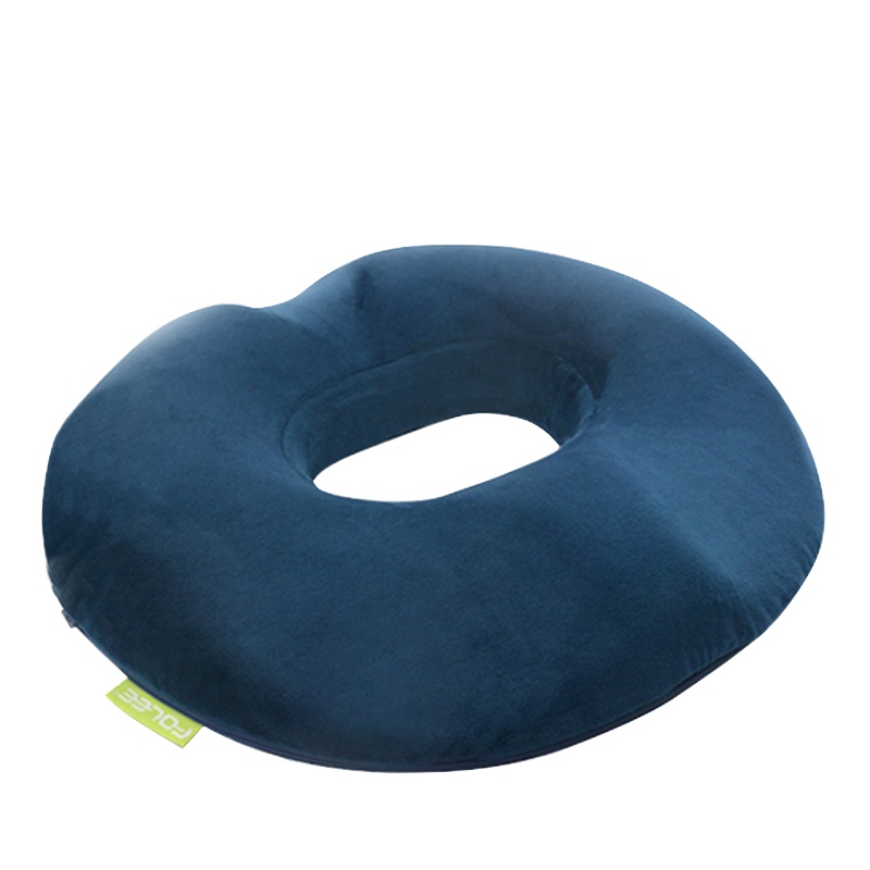 富林(FOLEE) 人体定位垫 ZD001(女款 毛绒 藏青) 痔疮坐垫 医用防褥疮圈美臀透气孕妇老人轮椅垫办公室术后垫