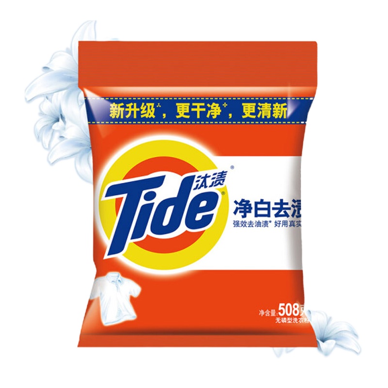 汰渍 净白去渍洗衣粉508g12个装