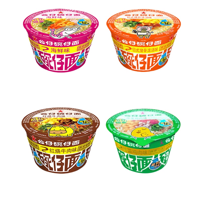 公仔面碗面系列整箱装(四种口味可选)