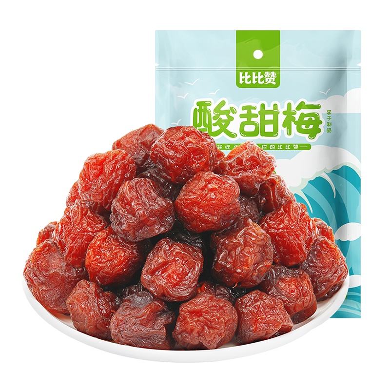欧贝拉酸甜梅250g×1袋装梅果干果脯蜜饯办公室小零食小吃货休闲美食品小包袋装