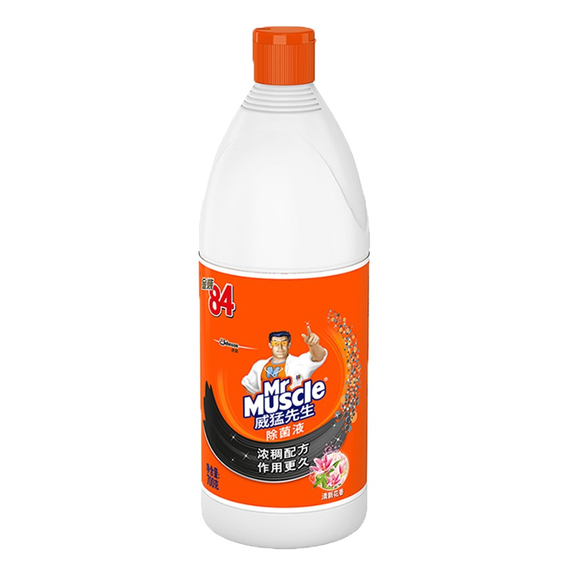 威猛先生 金装 84 消毒液 清新花香 700gx3瓶 除菌液 消毒水 漂白水