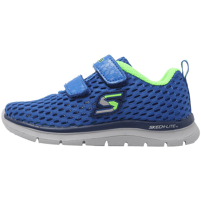 skechers斯凯奇正品童鞋男婴童网布透气魔术贴运动鞋 95059N 95056N/RYL宝 20.5码/105