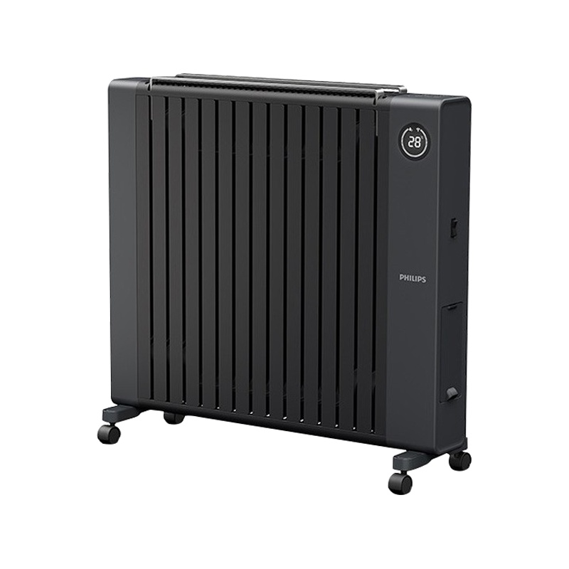 飞利浦(PHILIPS)石墨烯取暖器暖风机电暖器电油汀油丁家用15片加宽油酊防烫速热干衣加湿电暖气AHR4146YX
