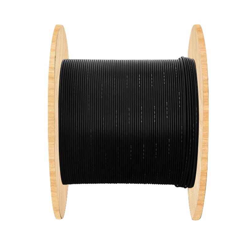 2芯3钢丝黑色室外皮线光缆100米皮线光纤光缆1芯2芯皮线跳线蝶形光纤宽带入户延长线电信级