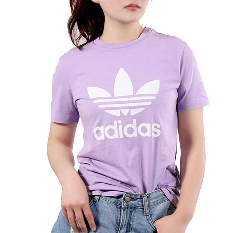 阿迪达斯（ADIDAS）男女款运动休闲短袖T恤DV2595/DV2597