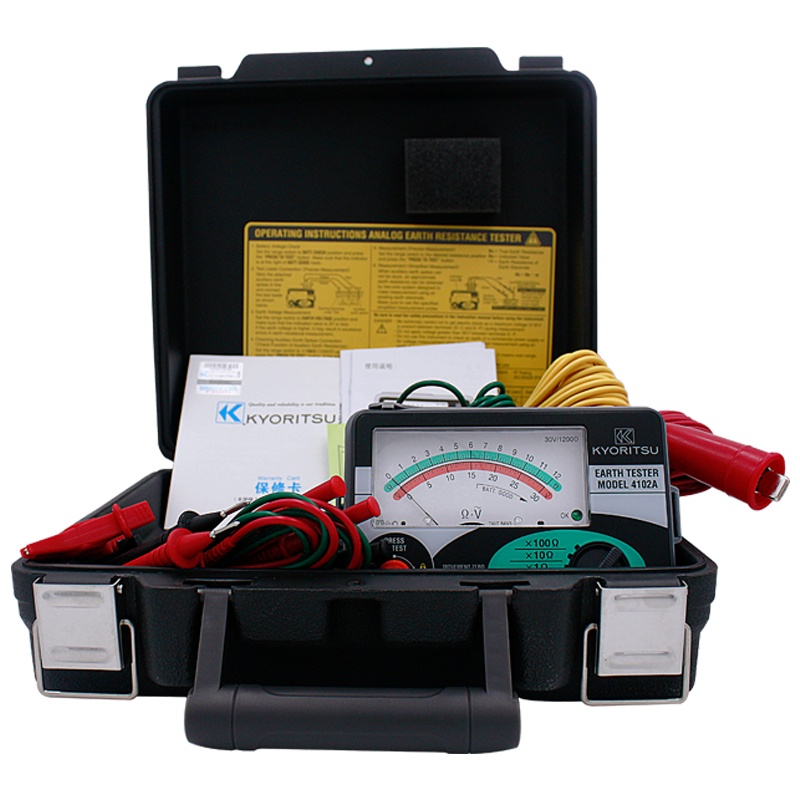 克列茨KYORITSU（日本共立）MODEL 4102A接地电阻测试仪 小型轻量 强耐冲击