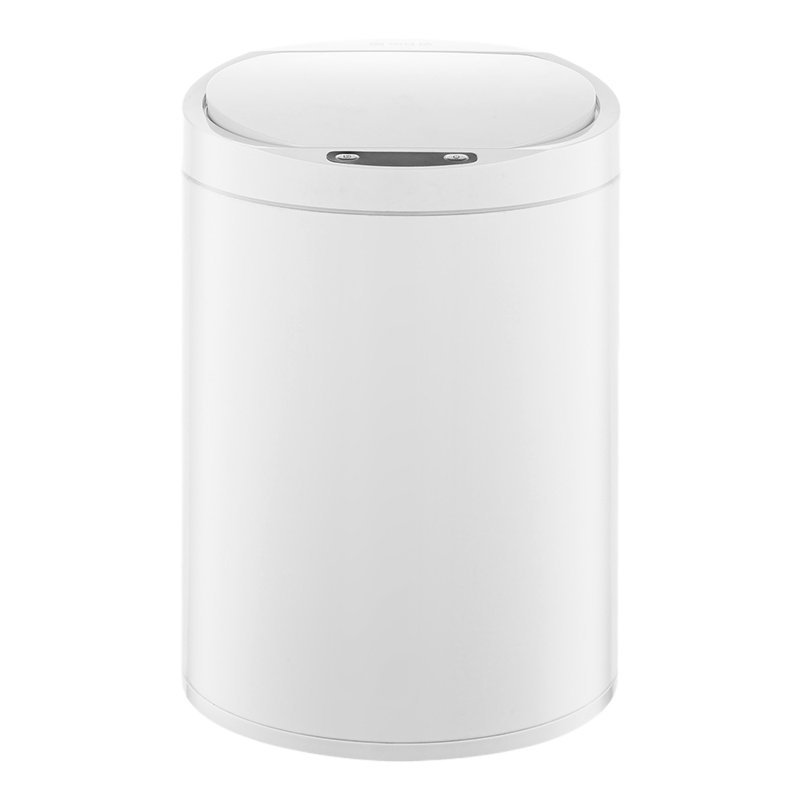 纳仕达智能感应垃圾桶 ,DZT-8-8XN(极地白8L 镀锌彩涂钢板)
