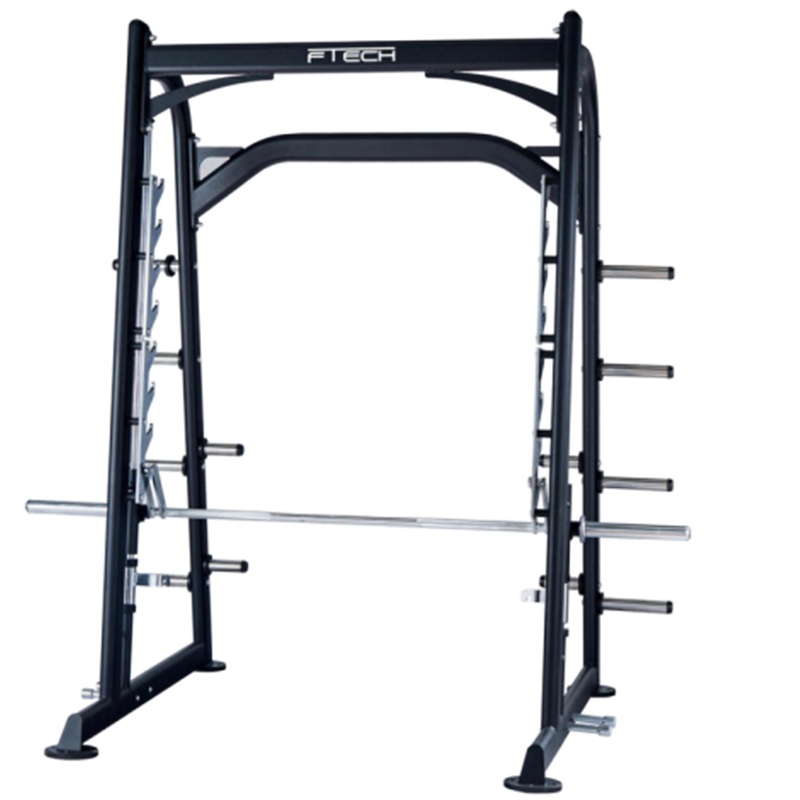 菲泰科 商用健身器材 史密斯机F-684B 肌肉力量运动器材组合(含训练凳及80kg配重杠铃片组合)