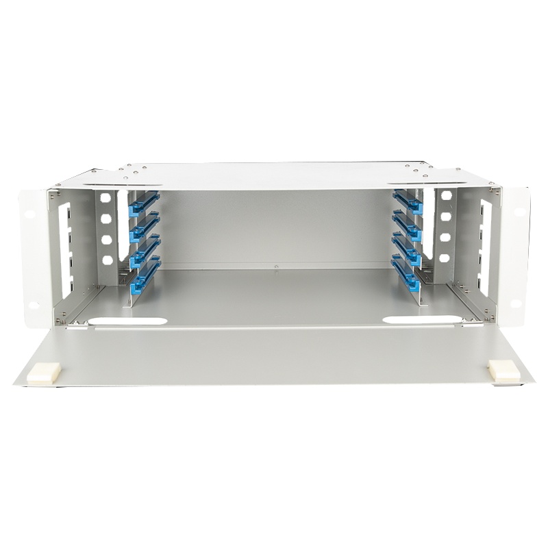 千天(QANTOP)ODF光纤配线架配线柜单元箱空箱单模熔纤机柜熔接盘终端盒 48芯空箱 QT-ODF011