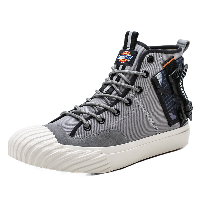 Dickies高帮帆布鞋男潮秋季新款百搭欧美街头平底板鞋透气休闲鞋193M50LXS2C