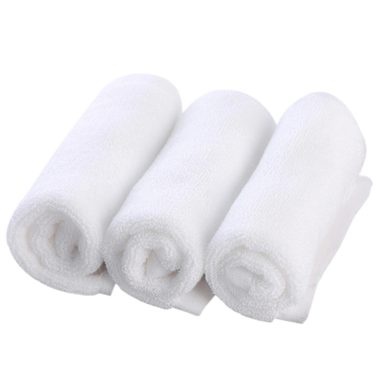 津草堂(JINCAOTANG) LH 方巾 纯棉白色小方巾毛巾 擦手巾抹布正方形 两个装