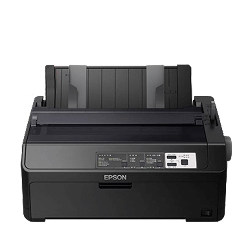 爱普生LQ-595KII高速针式打印机24针80列滚筒卷筒式数据票单据报表打印针孔针打出入库单办公耐用连打595k2 增值税发票