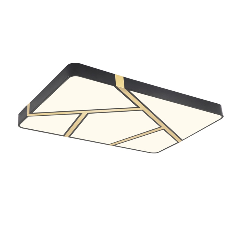 金色梦想 北欧风格客厅灯大气家用长方形餐厅灯现代简约创意个性LED吸顶灯