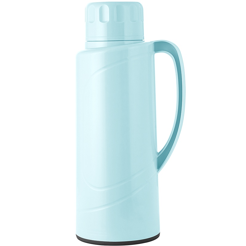 JEKO&JEKO 保温壶户外家用热水瓶暖水壶大容量开水瓶玻璃内胆保温瓶暖壶宿舍保温杯2L蓝色 SWH-1602