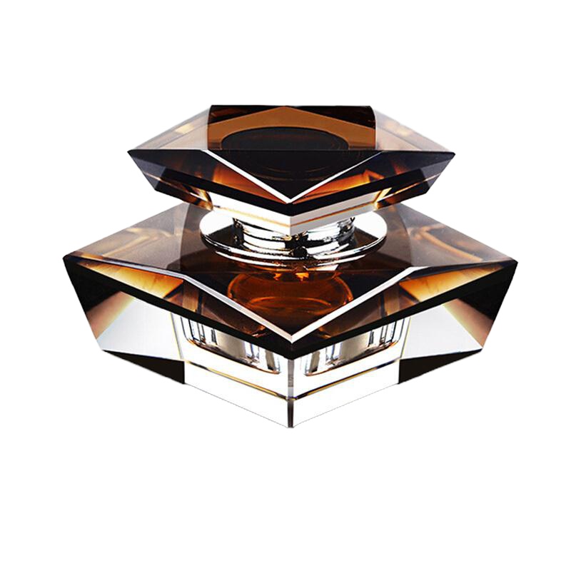 富贵竹水晶香水座香水座车载香水座车用香水汽车摆件车内香水液汽车用品饰品 宝蓝色