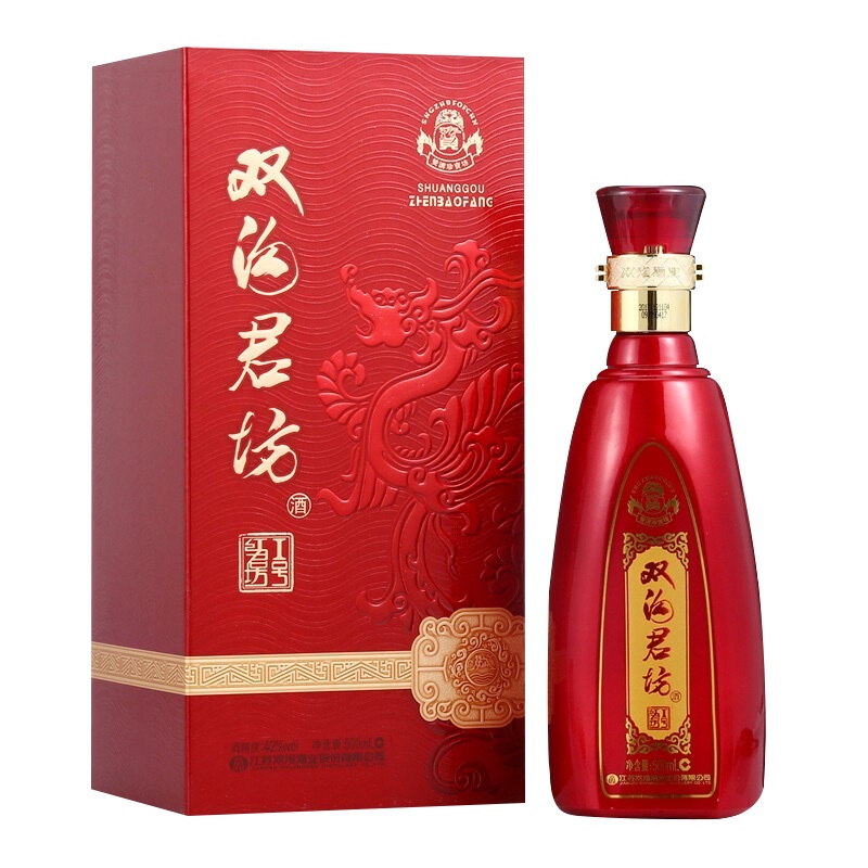 双沟 珍宝坊 红君坊 I号 42度 500ml单瓶装浓香型白酒